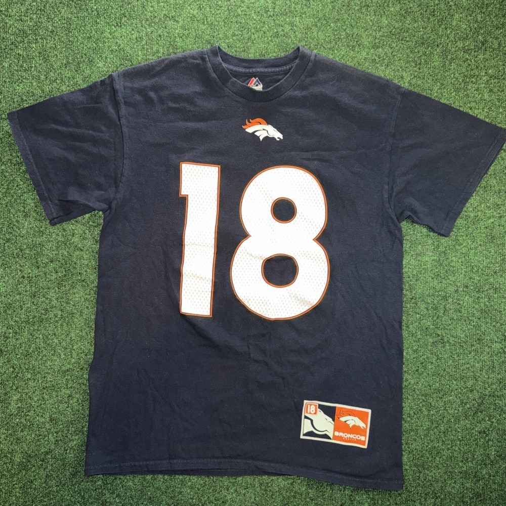 Denver Broncos Peyton Manning Team Shirt Men's Size Medium #18